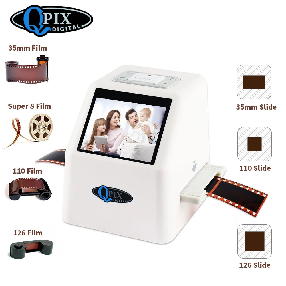 QPIX Digital Film Scanner 35mm 110 135 126 Negative Slide