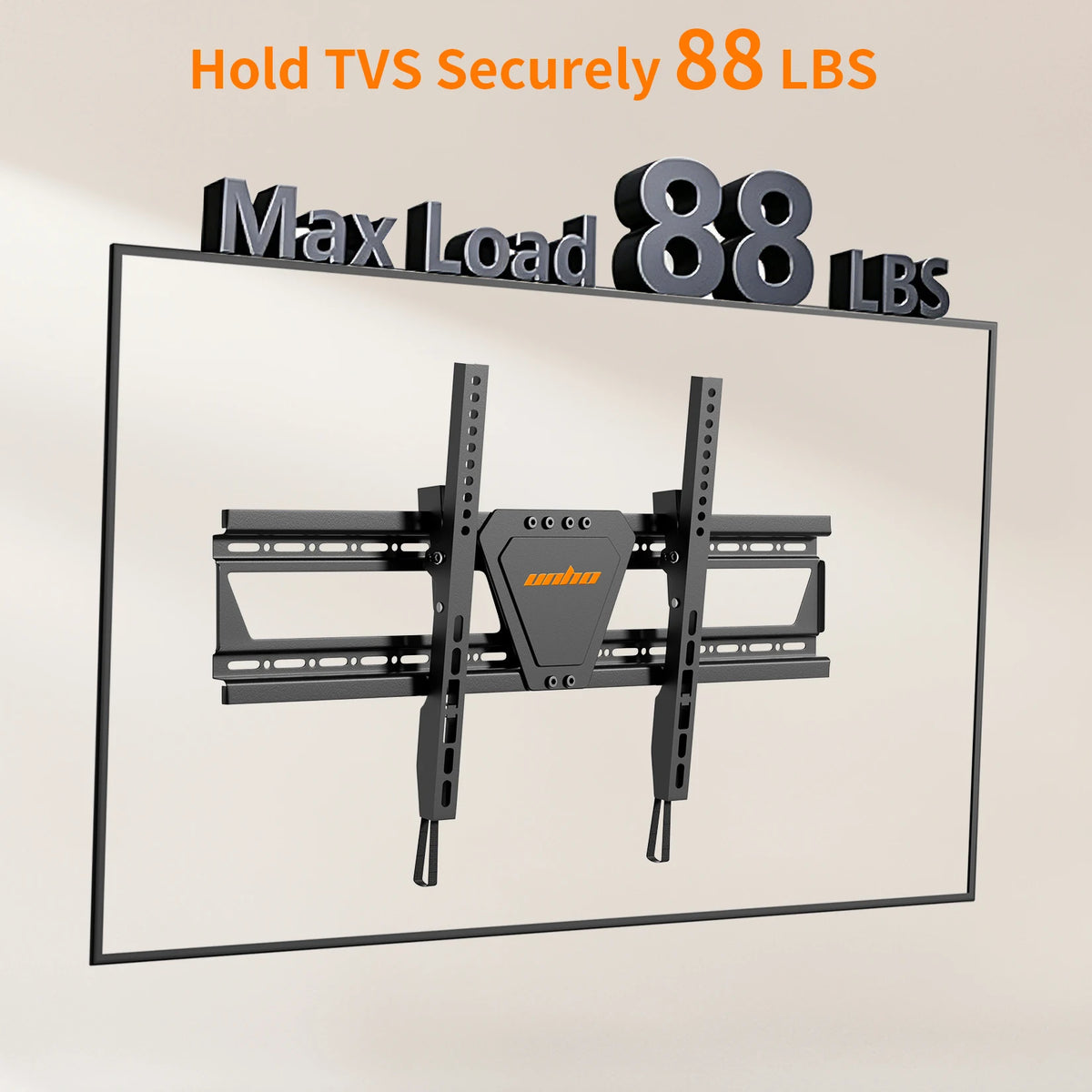 Unho Ultra Slim Tilting TV Wall Mount Bracket Bubble Level