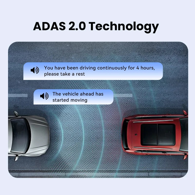 DDPAI Z50 Pro DashCam 4K FrontRear DVR GPS ADAS Plus