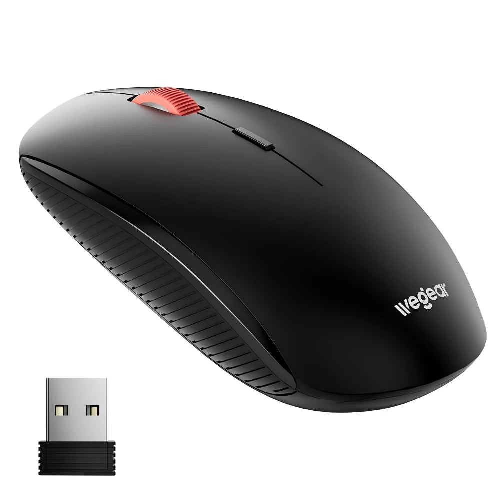 WEGEAR Wireless Mouse 2.4G Slim Cordless Ergonomic 4000DPI