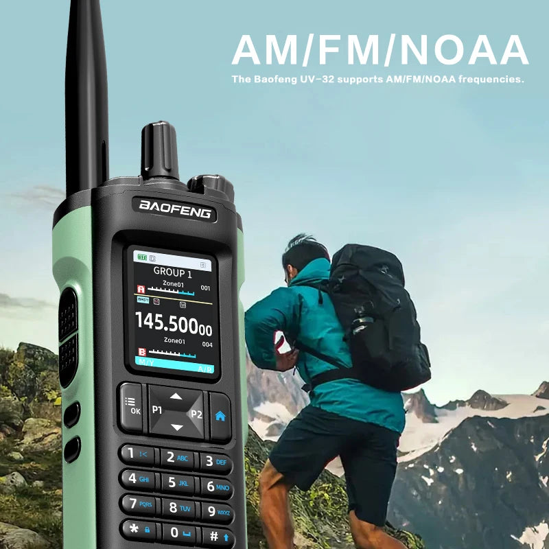 Baofeng DM32 DMR GPS Walkie Talkie 10W Two Way Radio