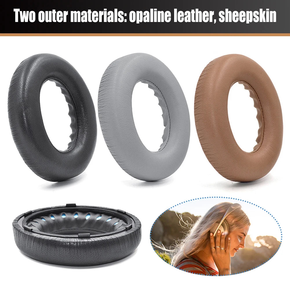 APWIKOGERE Protein Leather Memory Foam Ear Pads for Bose 700