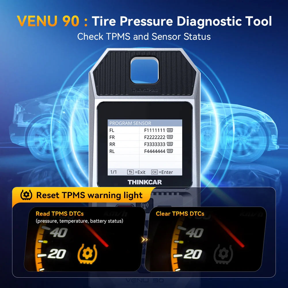 ThinkCar Venu 90 TPMS Tire Pressure Diagnostic Tool