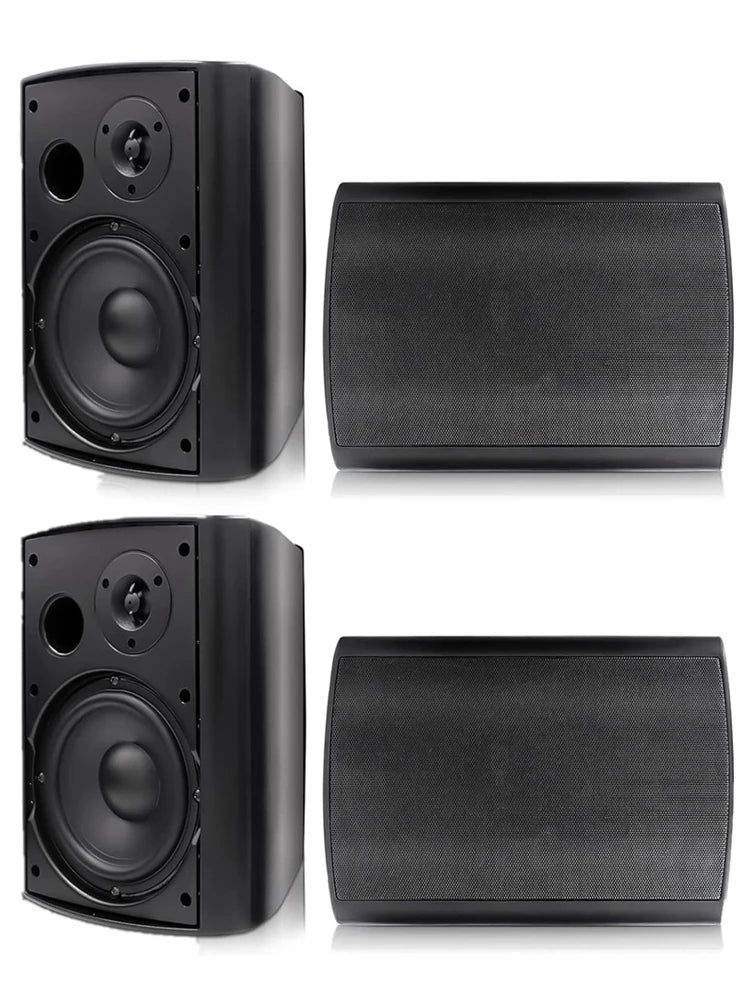 Herdio 800W Outdoor Bluetooth Speakers Waterproof Wall Mount Twin Pack
