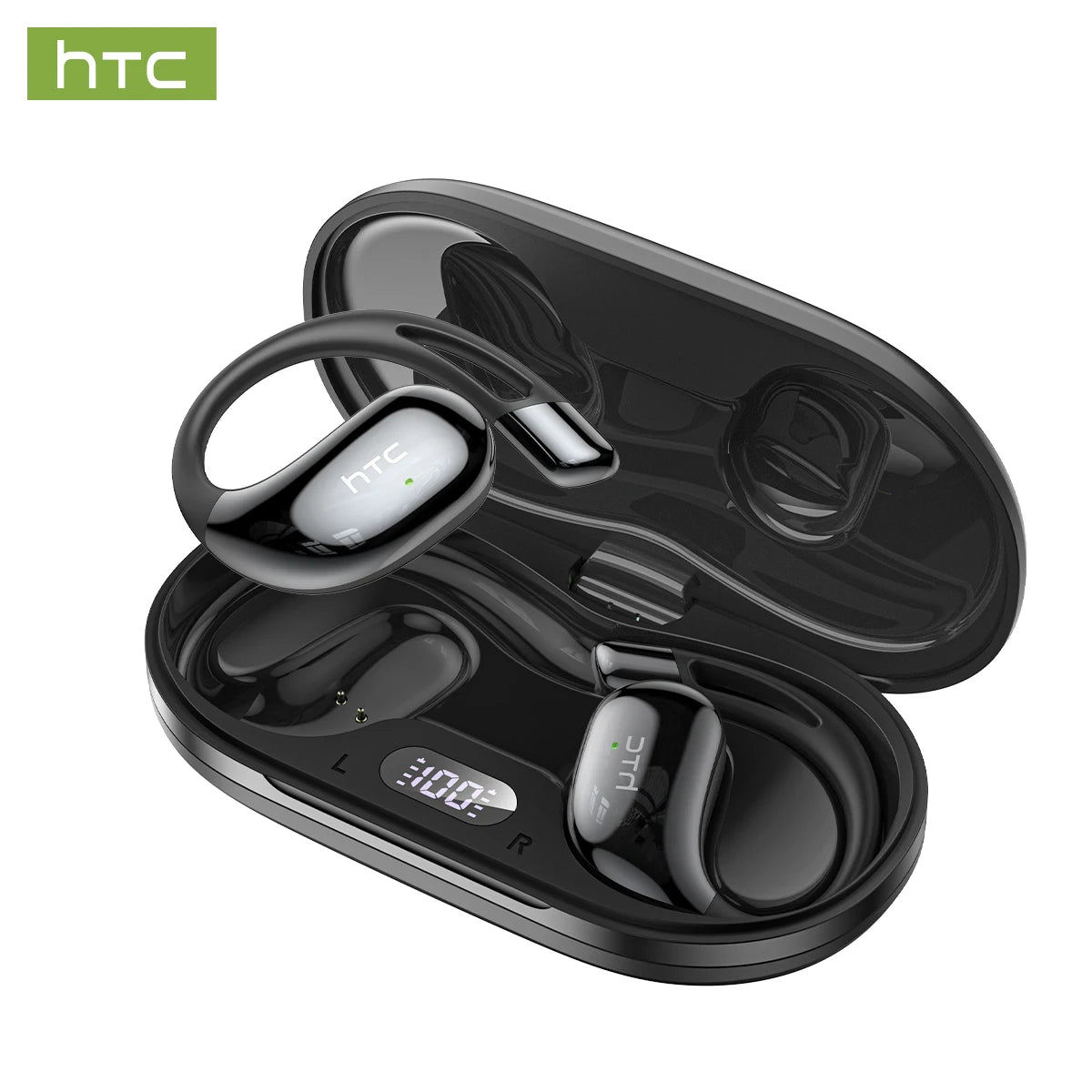 HTC NE57 Bluetooth Earbuds Active Noise Canceling 30Hr PlayBack