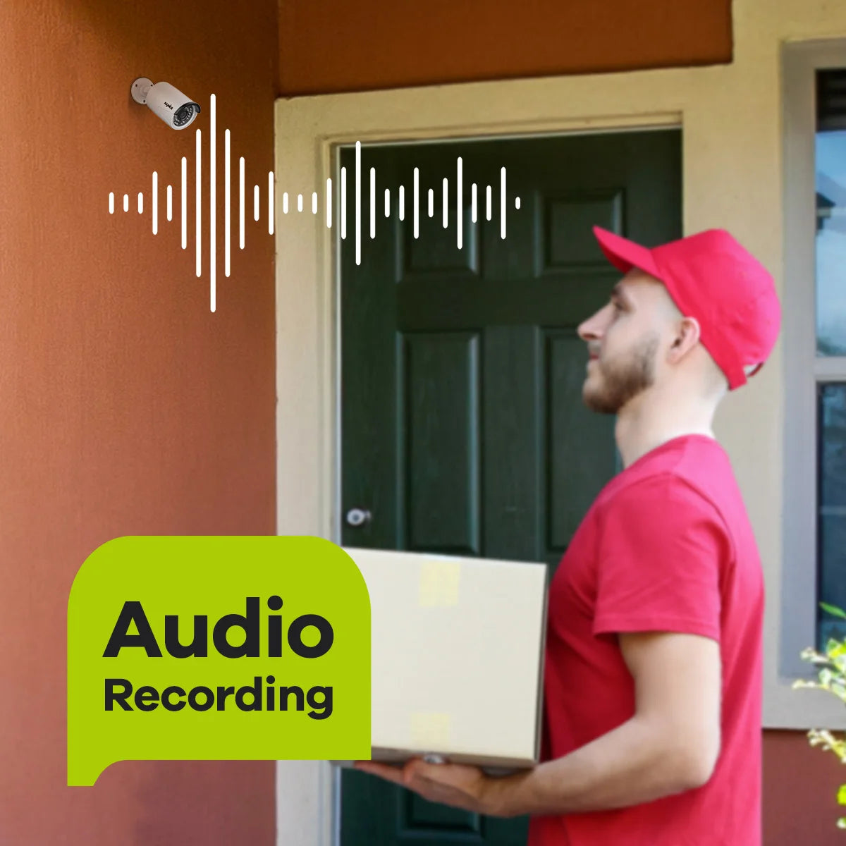 SANNCE 5MP POE Security Camera System 8 Channel NVR Recorder