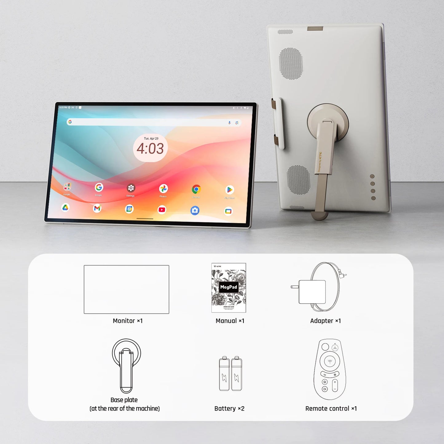 KTC MegPad Portable Touchscreen Monitor With Android System
