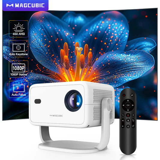 Magcubic 650 ANSI Lumens Android 14 Projector With Auto Focus Keystone