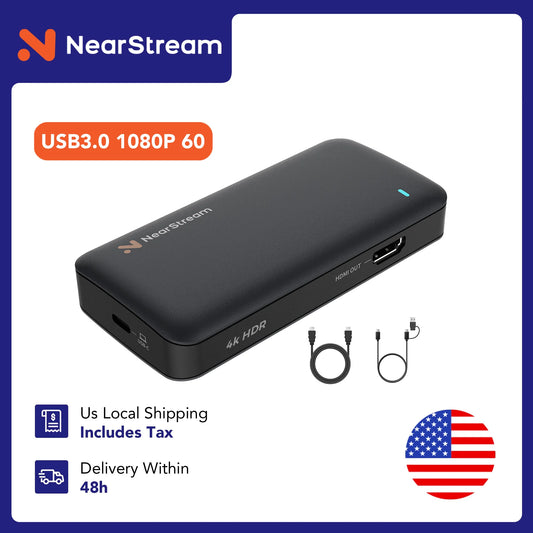 NearStream USB 3.1 Video Capture Card 4K60 HDR10 1080P60 Ultra Low Latency