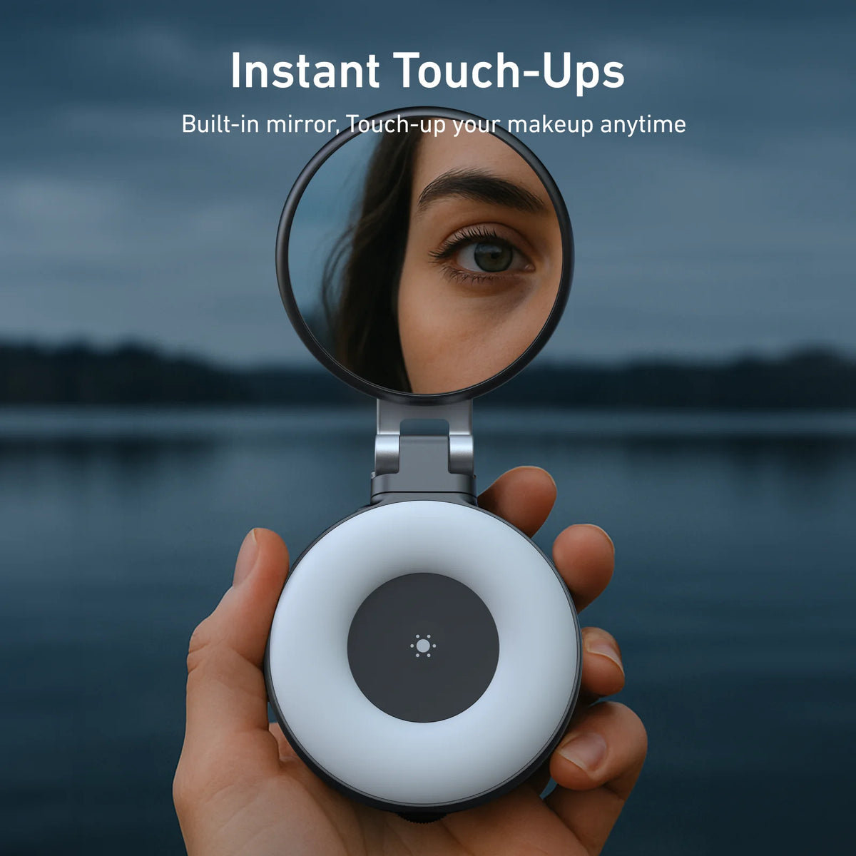 Telesin Magnetic Fill Light Mini Selfie Ring For iPhone MagSafe