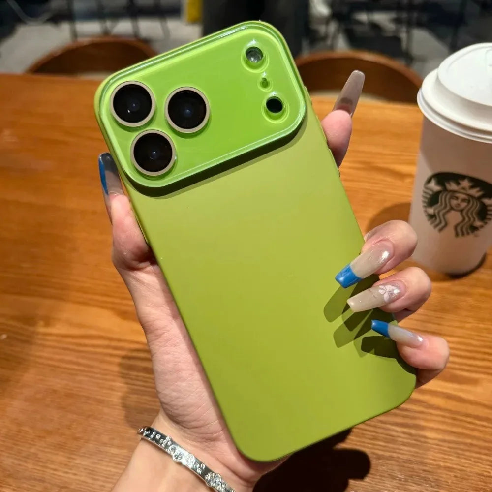 Shockproof Matte Glass Window iPhone Case