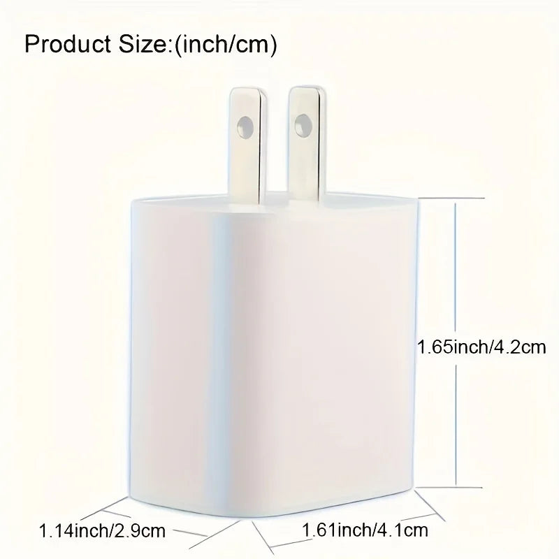 JOZASHON USB C Wall Charger Cable Fast Charging Compact