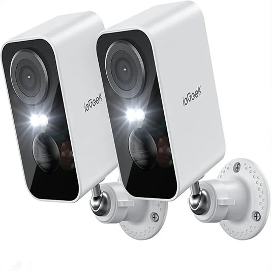 IEGEEK Two Pack Wireless 1080P Battery Surveillance Camera Night Vision