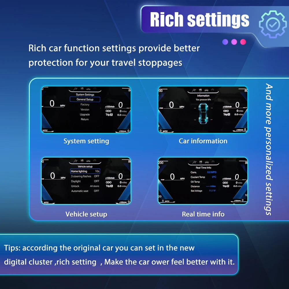 Prelingcar BMW Dashboard Panel for 3 and 4 Series Cockpit