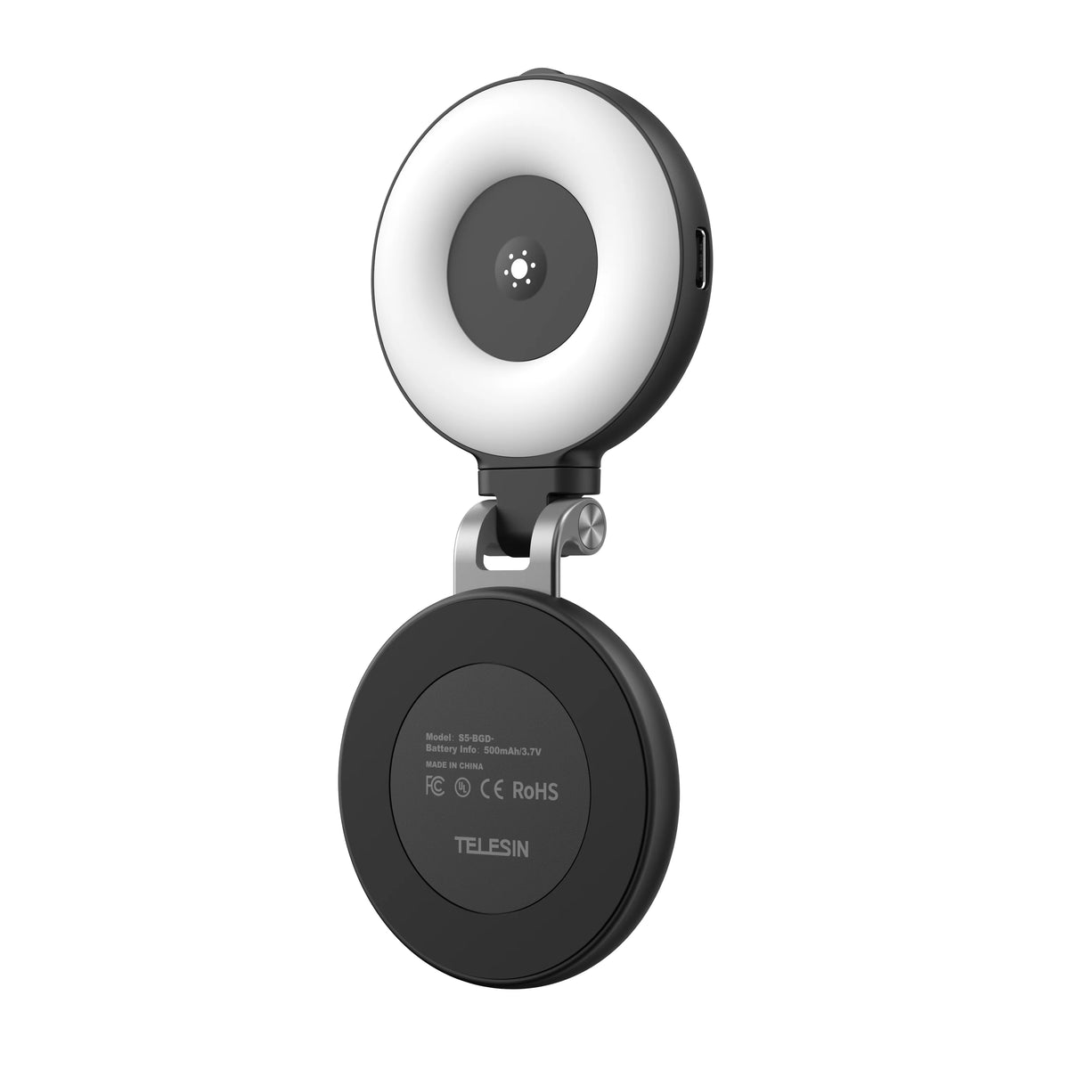 Telesin Magnetic Fill Light Mini Selfie Ring For iPhone MagSafe