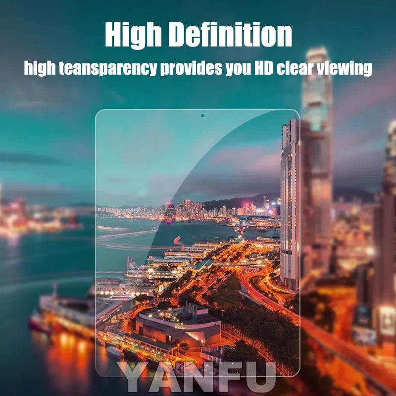 Yanfu Premium Tempered Glass Screen Protector For iPad