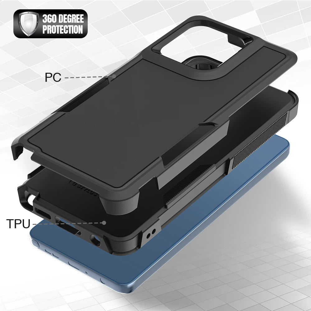 DIXSG Shockproof Hybrid Armor Case For Moto G Stylus 5G