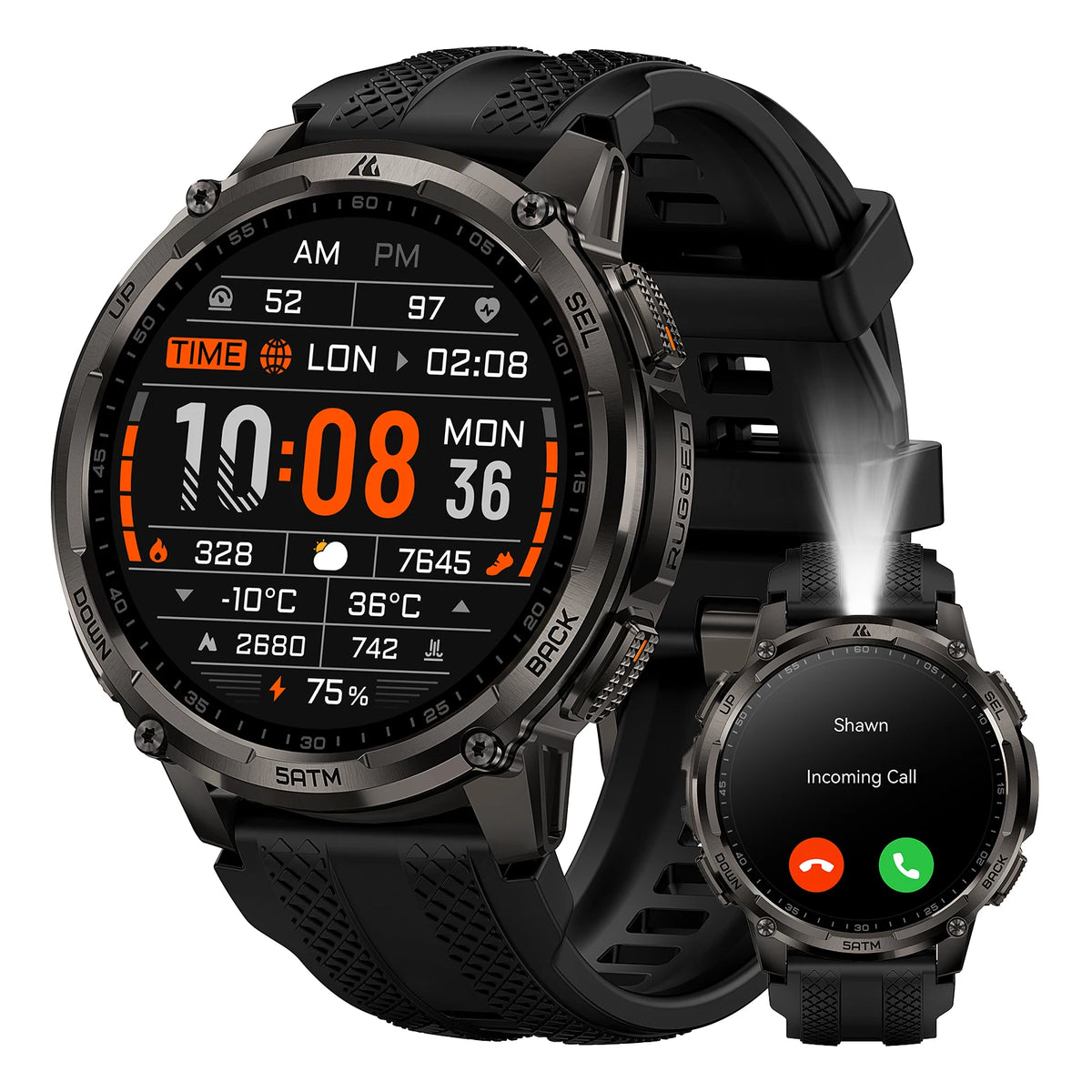 Kospet Tank T4C Rugged Smartwatch With Dual Band GPS Support