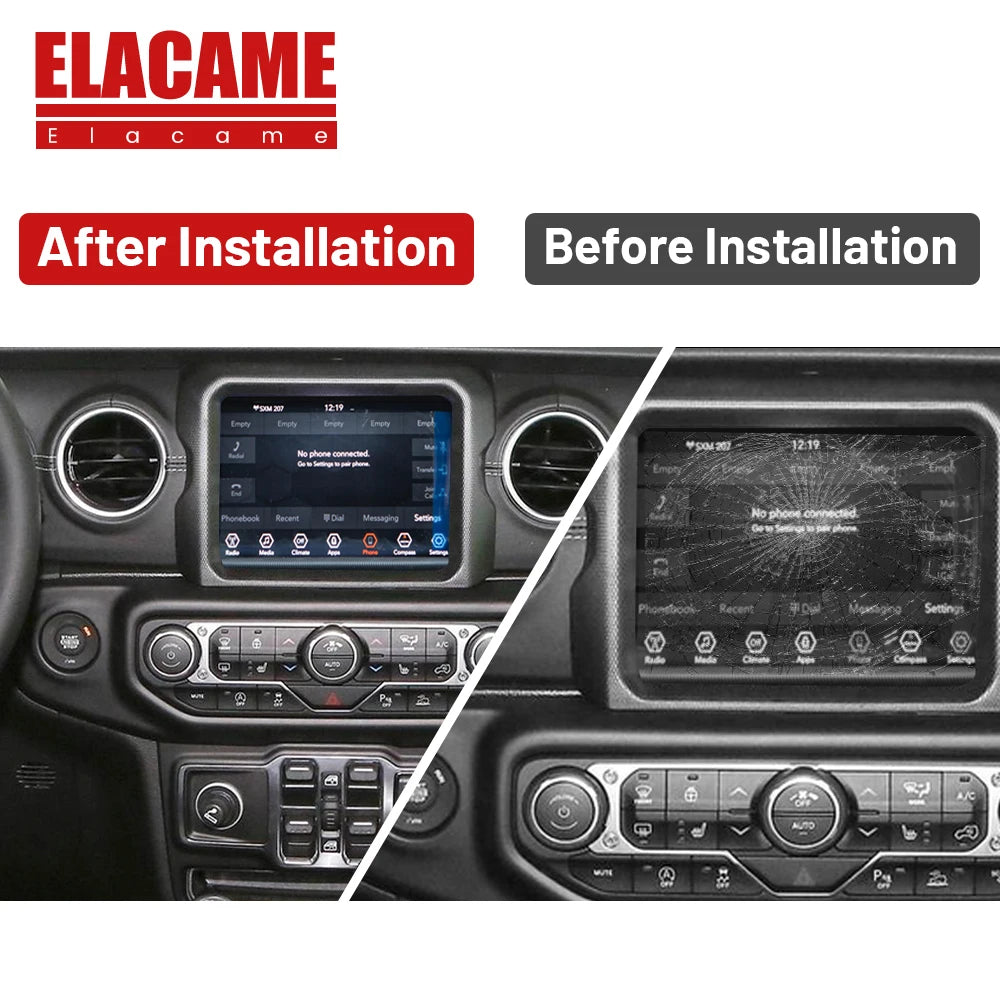 Elacame 8.4 Inch LCD Touch Screen For Chrysler Jeep Compass
