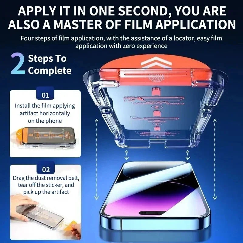 Premium Privacy Tempered Glass Screen Protector Anti Spy Film