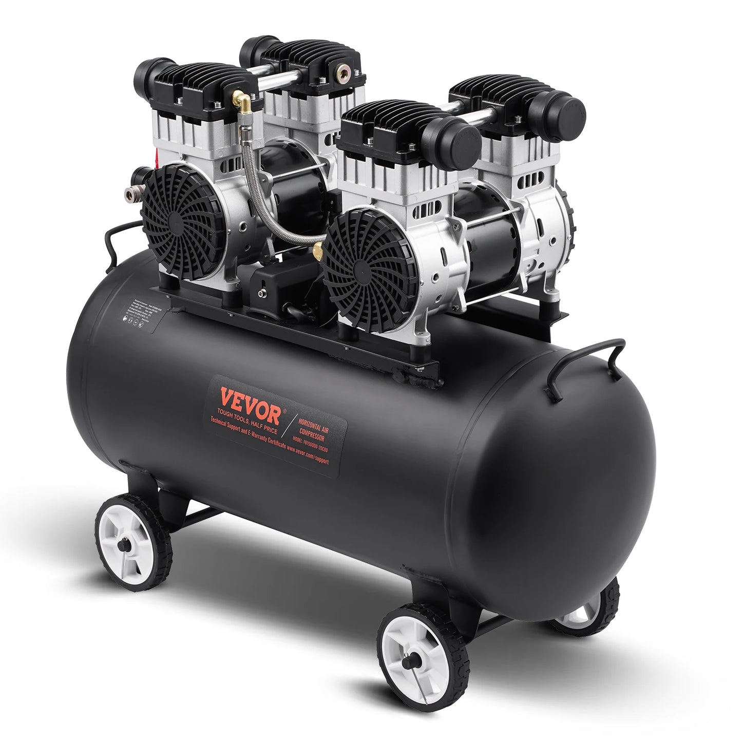 VEVOR Oil Free Air Compressor 750W 1450W 3000W Quiet Portable