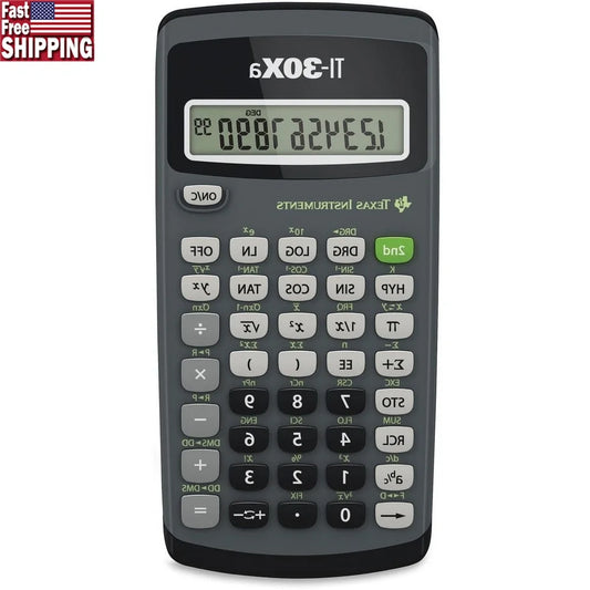 Texas Instruments TI 30XA Scientific Calculator Battery Operated For Math
