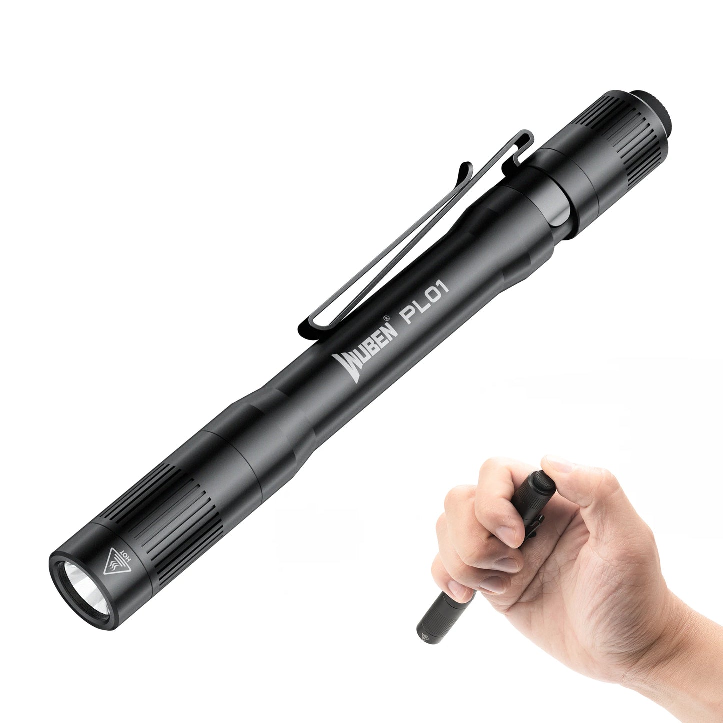 WUBEN PL01 Pen Light 650 Lumens EDC Rechargeable IP68 Waterproof Flashlight