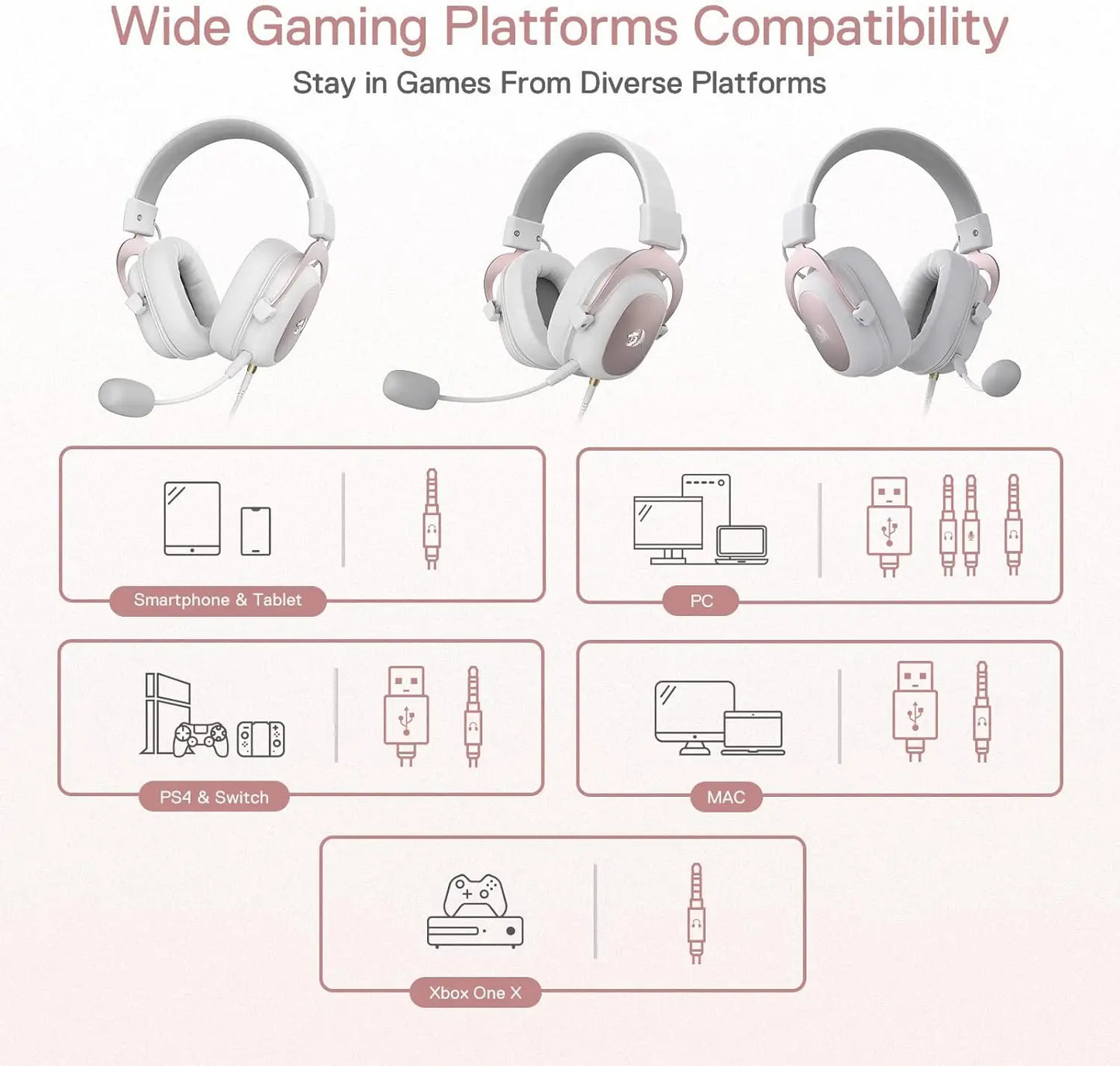 Redragon H510 Zeus Wired Gaming Headset With 7.1 Surround Sound