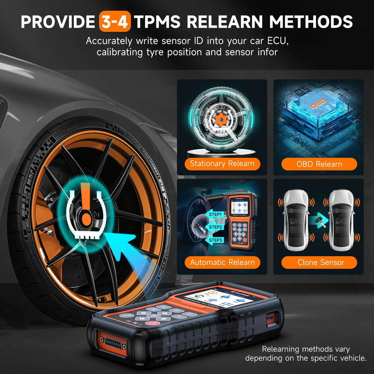 Foxwell T2000 Pro OBD2 TPMS Tire Pressure Diagnostic Programming Tool