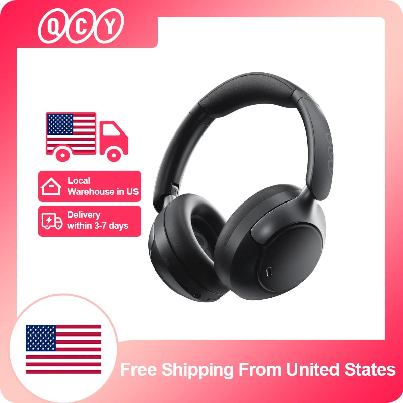 QCY H3 Pro ANC Premium Wireless Headphones With LDAC Audio