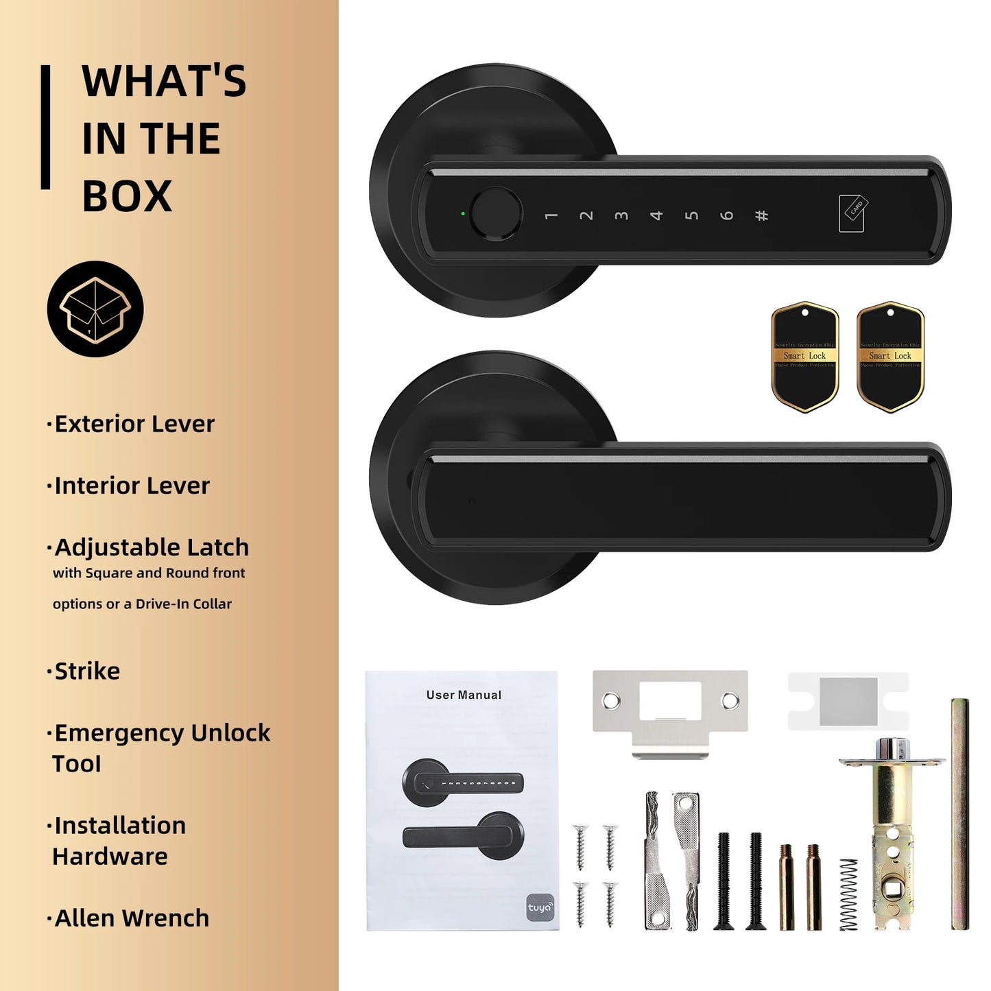 Viladepot Smart Lock Fingerprint App Control Type C Interface