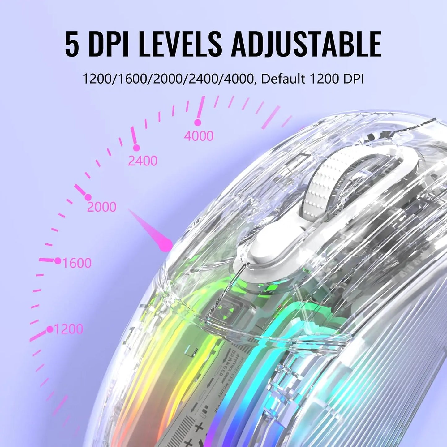 Attack Shark X2Pro Wireless Gaming Mouse With RGB Charging Dock