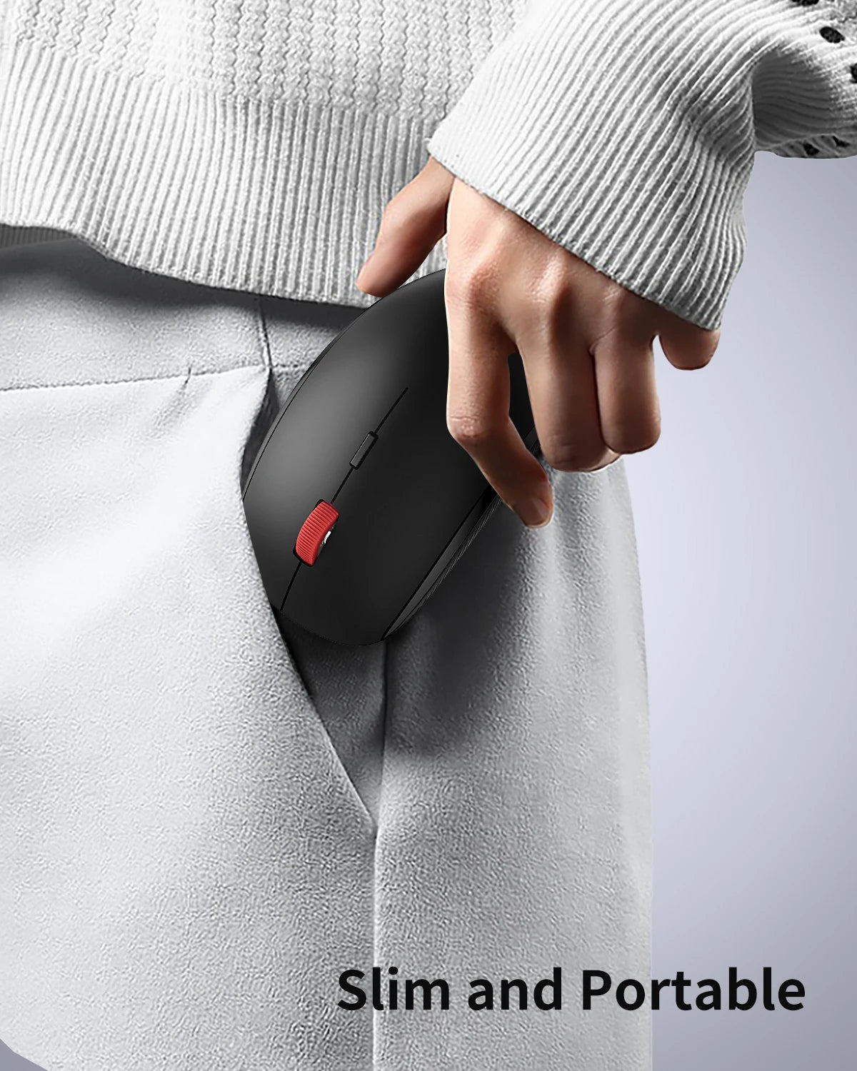 WEGEAR Wireless Mouse 2.4G Slim Cordless Ergonomic 4000DPI