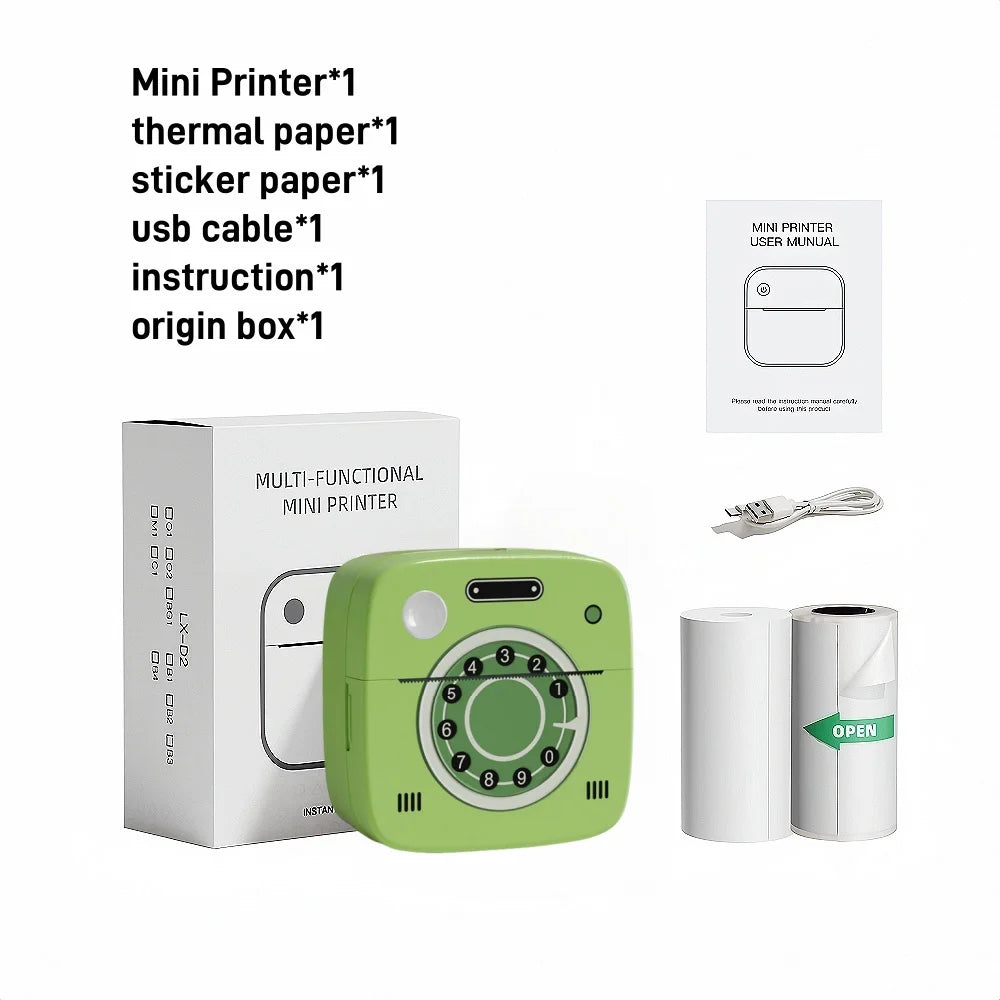 Dolewac M1 Photo Pocket Printer For iOS Android Bluetooth