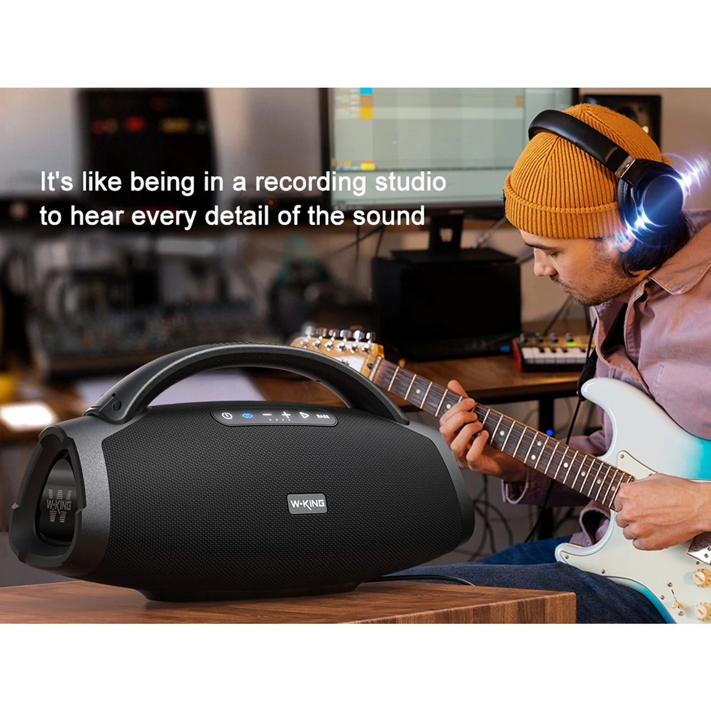 W King X20 Portable Bluetooth Speaker Deep Bass Waterproof Rugged Build