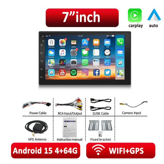 Essgoo Android Wireless Carplay Gps Navigation Car Radio