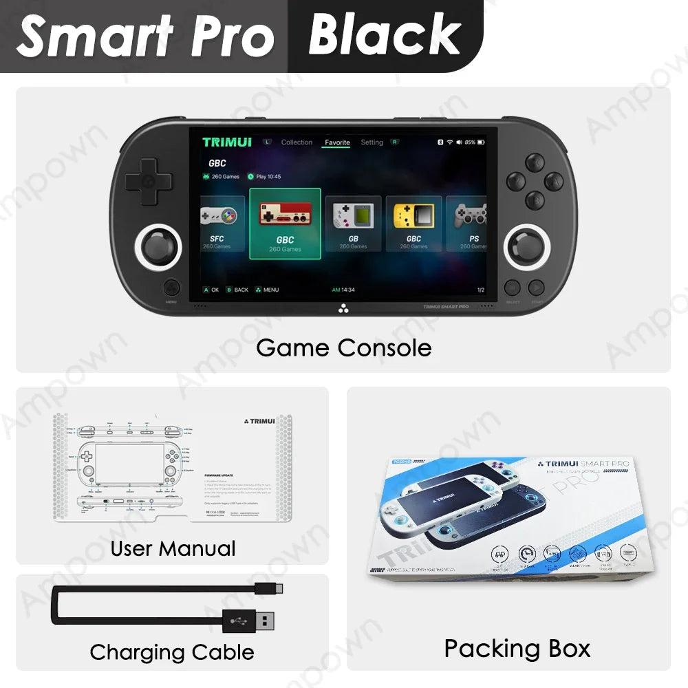 TRIMUI Smart Pro Handheld Game Console With IPS Screen