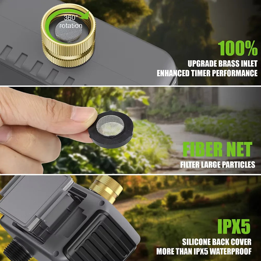 Insoma Dual Hose WiFi Automatic Water Timer For Garden Irrigation