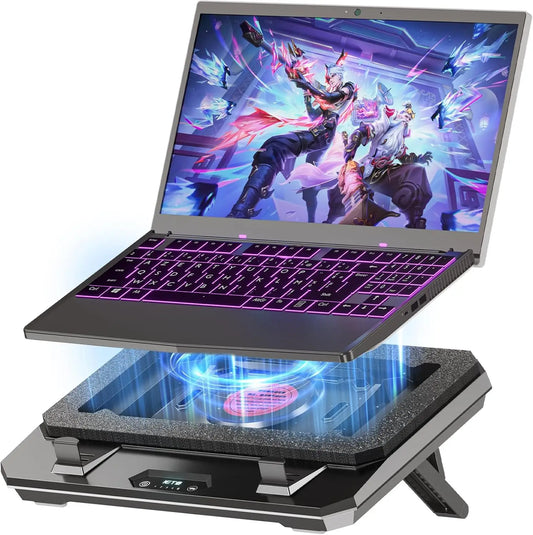 XMSJ GT300 Upgraded Laptop Cooling Pad With Adjustable Stand