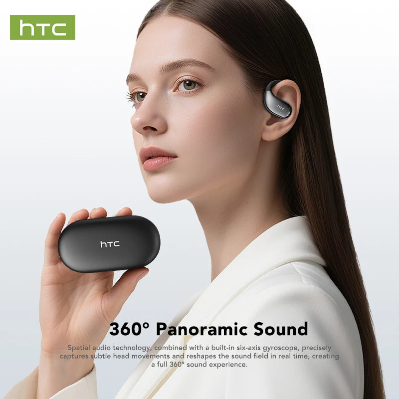 HTC NE57 Bluetooth Earbuds Active Noise Canceling 30Hr PlayBack
