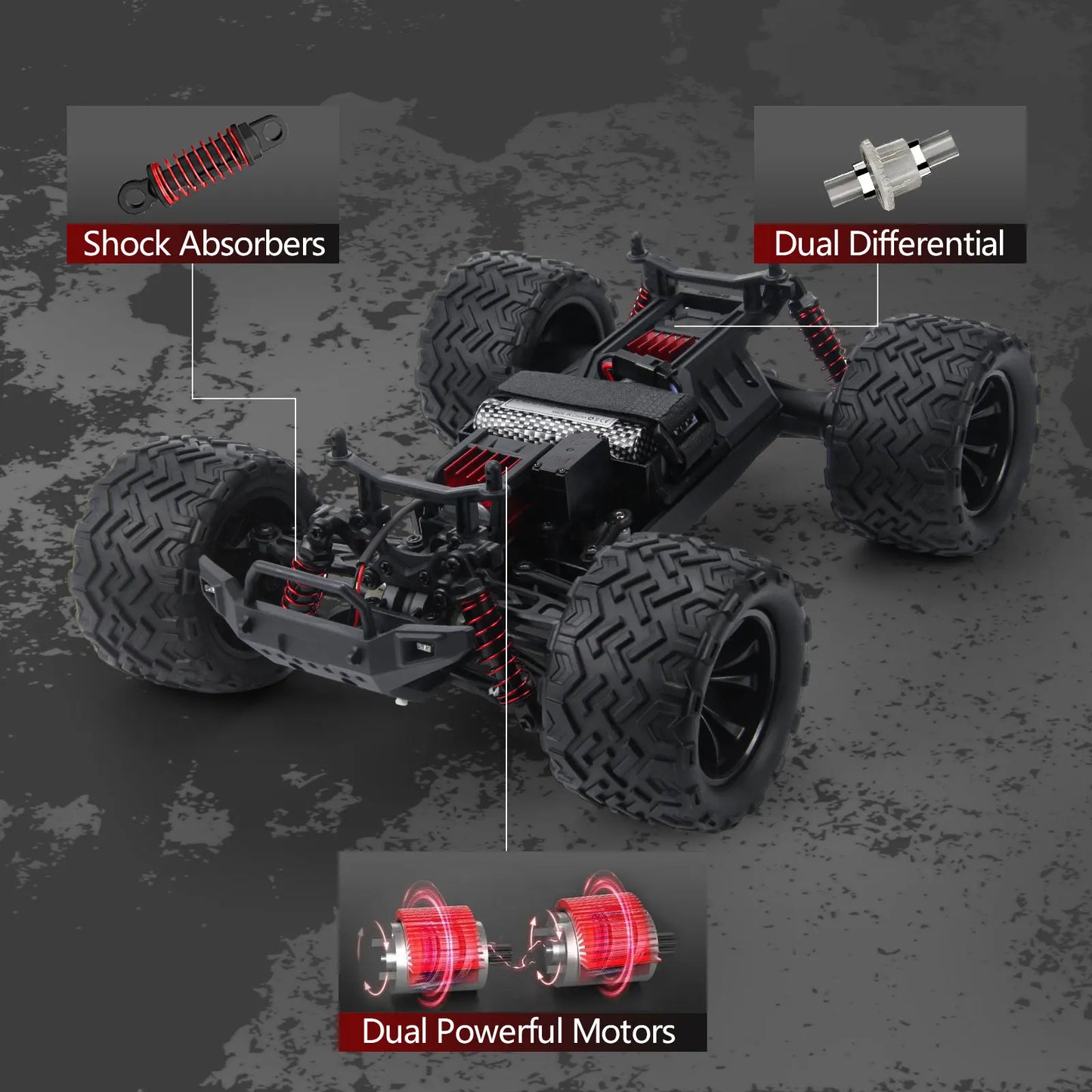 Noned Fastest Racing RC Cars 4WD Off Road Vehicle