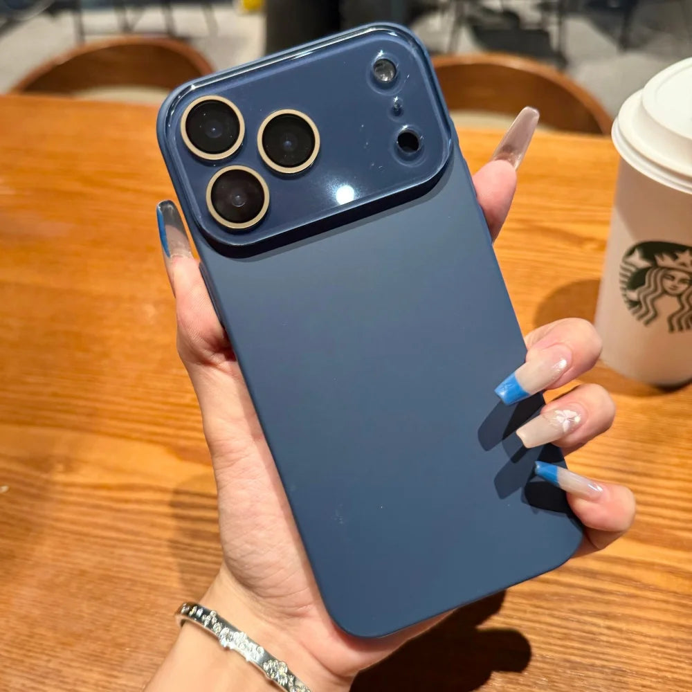 Shockproof Matte Glass Window iPhone Case